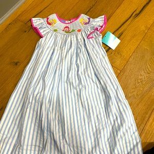 Smocked mermaid dress